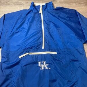 Adidas Kentucky Wildcats  Pullover Jacket Blue YXL